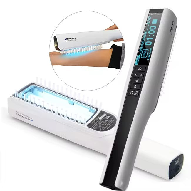 Handheld UVB Phototherapy Lamp – Psoriasis Vitiligo Narrow Band & Portable