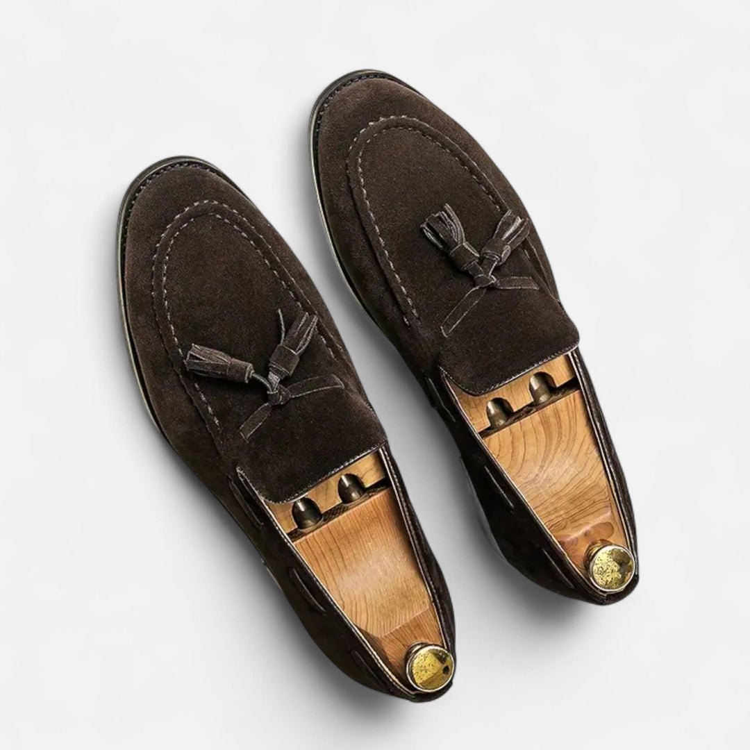 Men's Suede Tassel Loafers