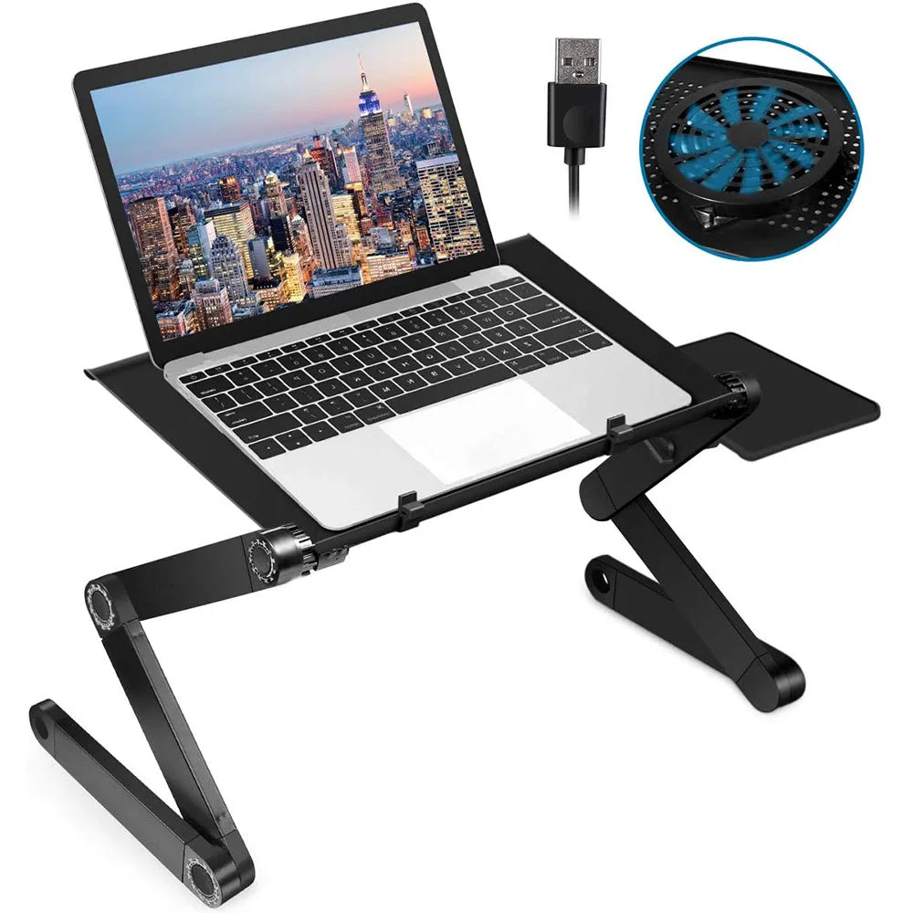 360° Ergonomic Laptop Stand – Adjustable Portable Productivity & Foldable