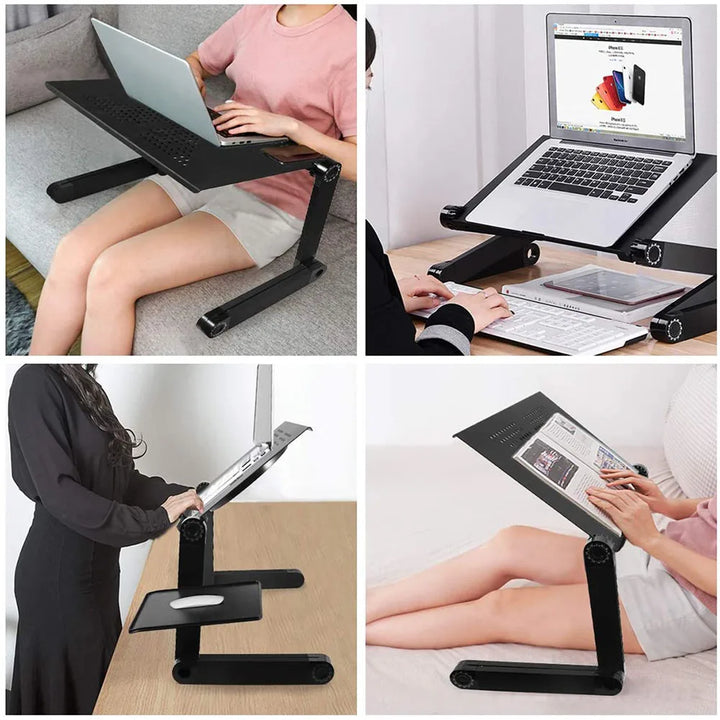 360° Ergonomic Laptop Stand – Adjustable Portable Productivity & Foldable