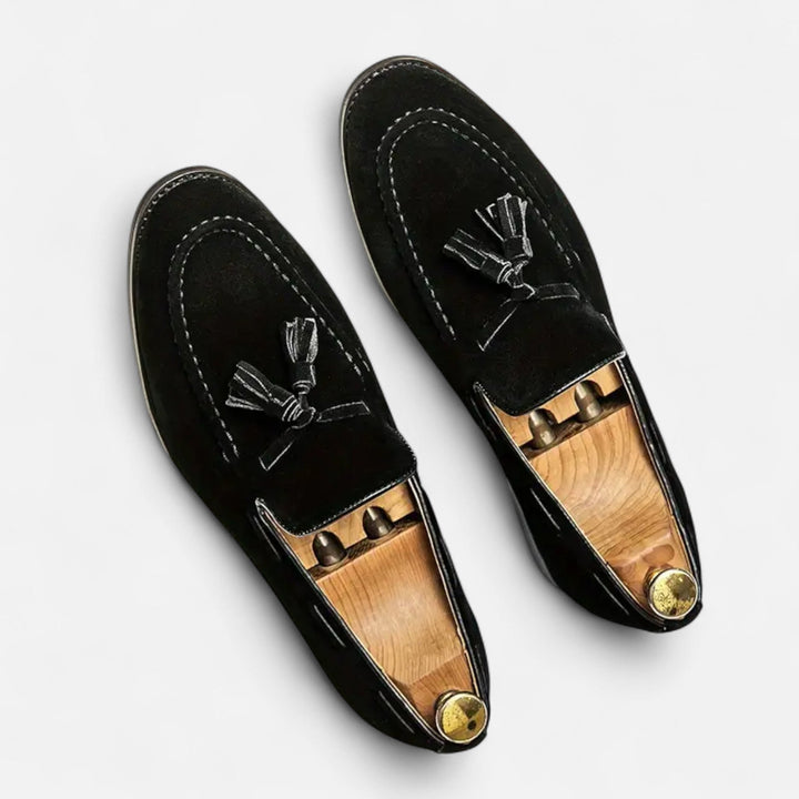 Men's Suede Tassel Loafers