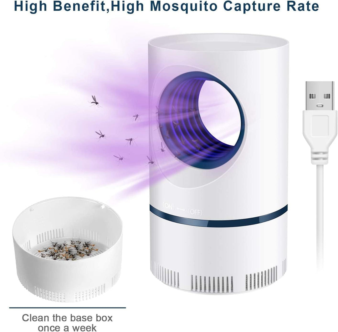UV Mosquito & Fly Trap – Indoor Outdoor 365nm Silent Electric