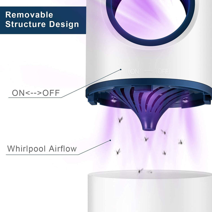UV Mosquito & Fly Trap – Indoor Outdoor 365nm Silent Electric