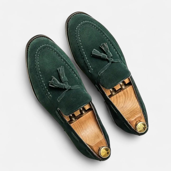 Men's Suede Tassel Loafers