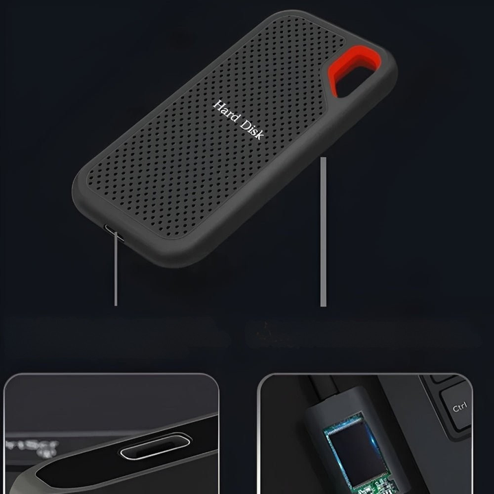 Portable External SSD Hard Drive – High-Speed Type-C Storage