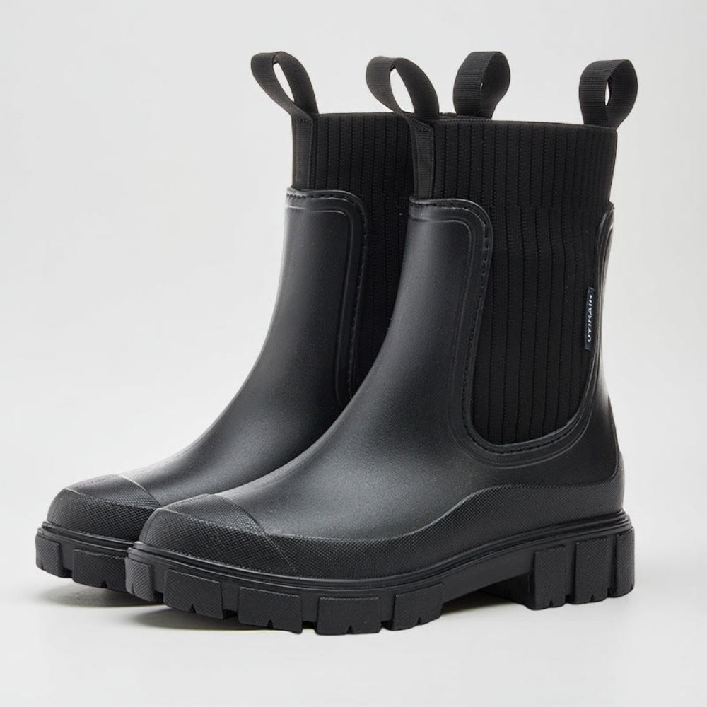 Women's Chelsea Ankle Boots – Waterproof Slip-On & Grip Sole