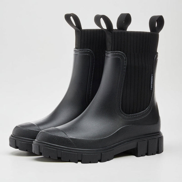 Women's Chelsea Ankle Boots – Waterproof Slip-On & Grip Sole