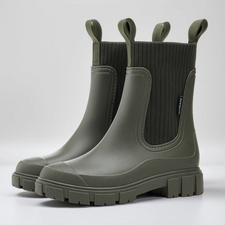 Women's Chelsea Ankle Boots – Waterproof Slip-On & Grip Sole