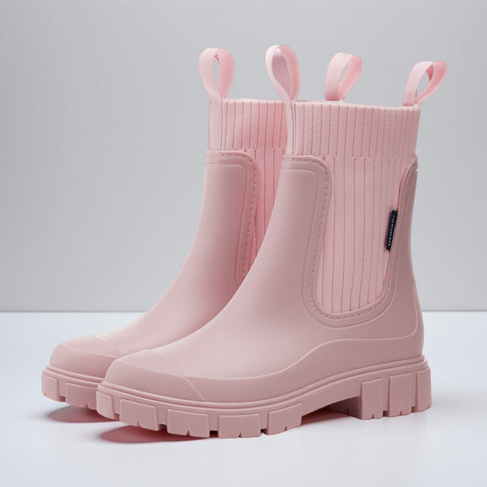 Women's Chelsea Ankle Boots – Waterproof Slip-On & Grip Sole