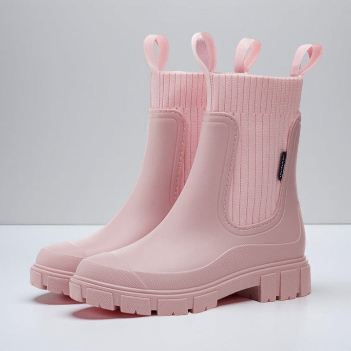 Women's Chelsea Ankle Boots – Waterproof Slip-On & Grip Sole
