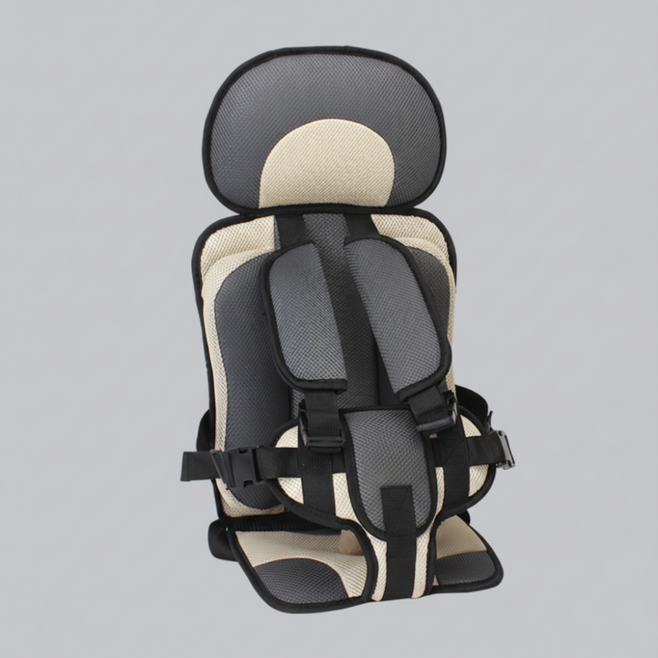 Portable Car Seat Booster – Foldable Travel Seat with Harness