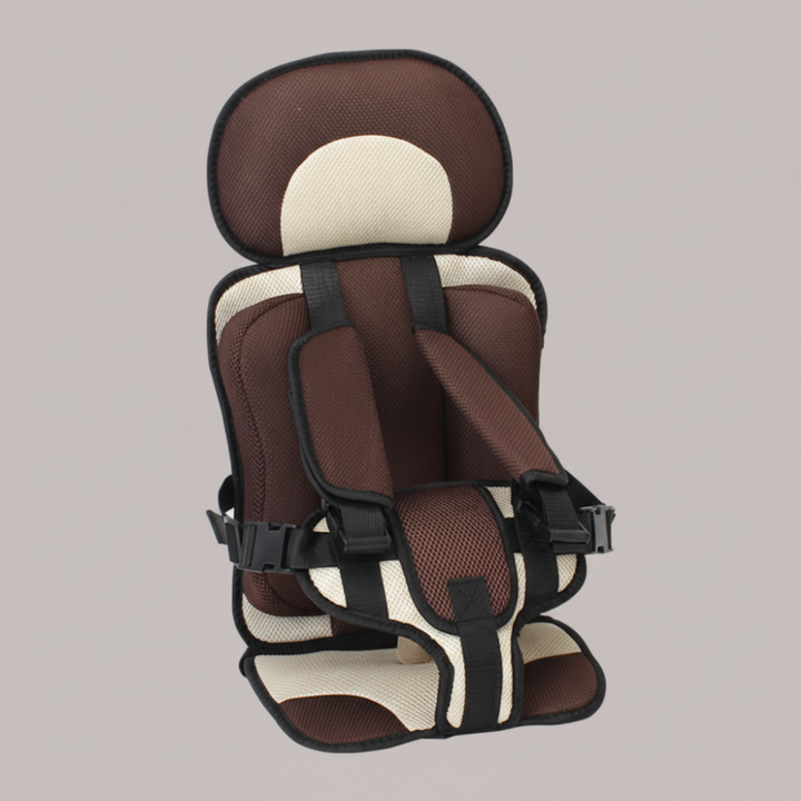 Portable Car Seat Booster – Foldable Travel Seat with Harness