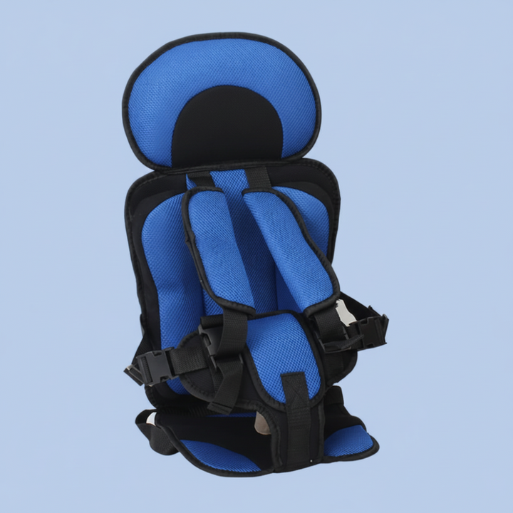 Portable Car Seat Booster – Foldable Travel Seat with Harness