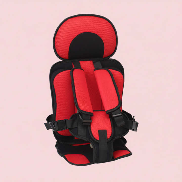 Portable Car Seat Booster – Foldable Travel Seat with Harness