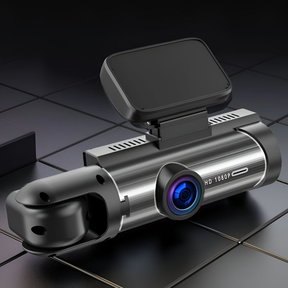 Dash Cam Dual Lens – 1080P 150° Night Vision & Parking Monitor