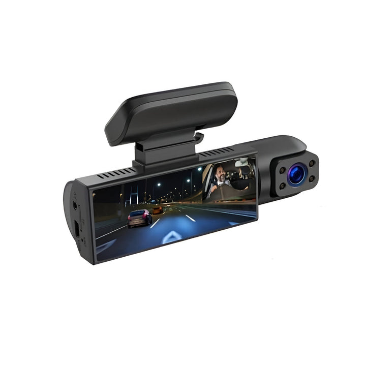 Dash Cam Dual Lens – 1080P 150° Night Vision & Parking Monitor