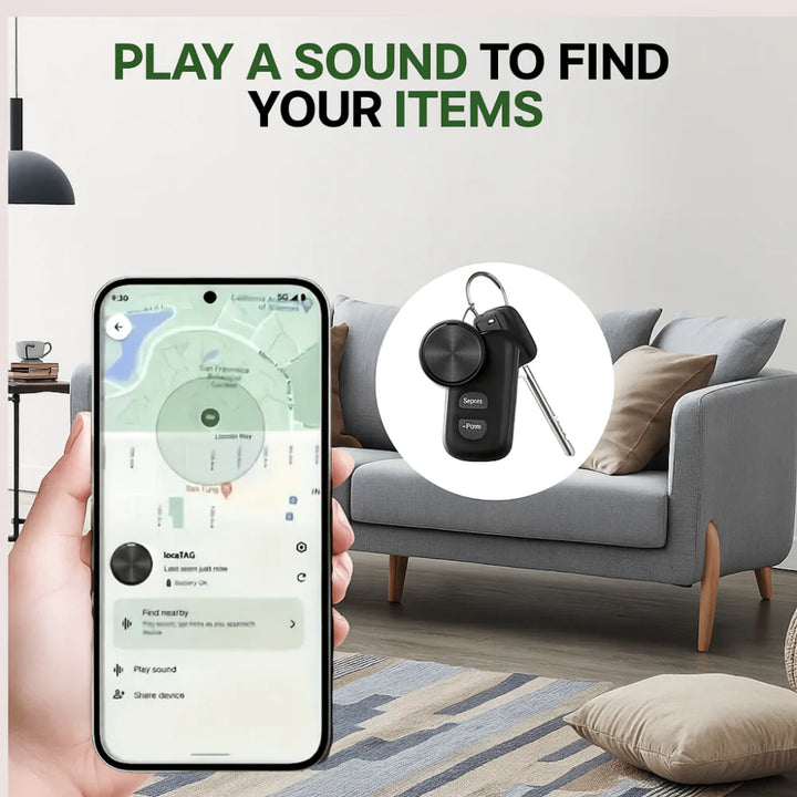 Bluetooth Smart Tracker – Keys & Bags Locator 12-Month Battery