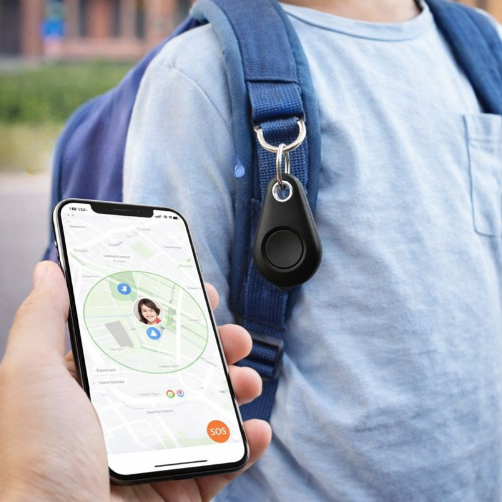 Kids GPS Tracker – Bluetooth 5.0 SOS Alert & Waterproof