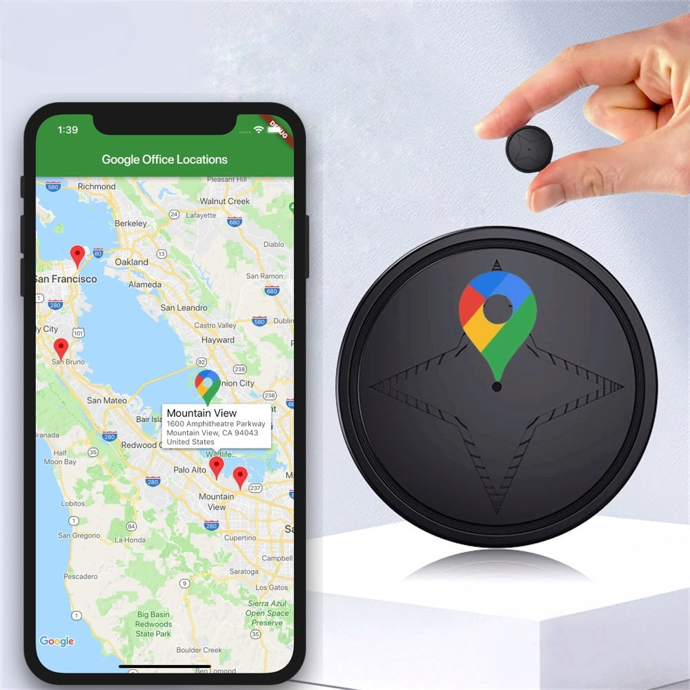 Mini Magnetic GPS Tracker – Waterproof Real-Time Vehicle Tracker