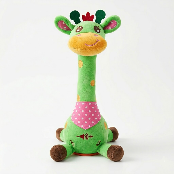 Interactive Singing Giraffe Plush Toy – 60 Nursery Rhymes