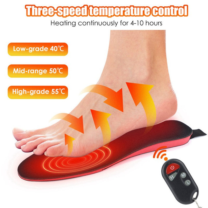 Heated Insoles – Rechargeable Wireless Unisex Foot Warmer