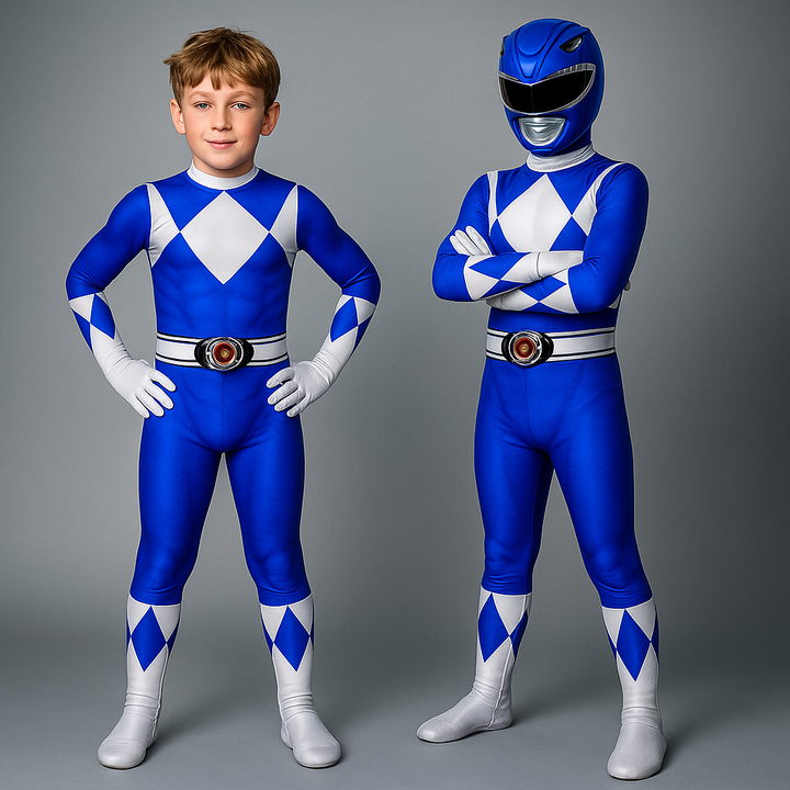 Kids Costume Superhero Jumpsuit Muscle Print Party Outfit