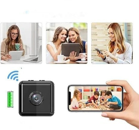 HD Wireless Security Camera with 1080p Resolution, Night Vision, and Weather-Resistant Design for Home Surveillance
