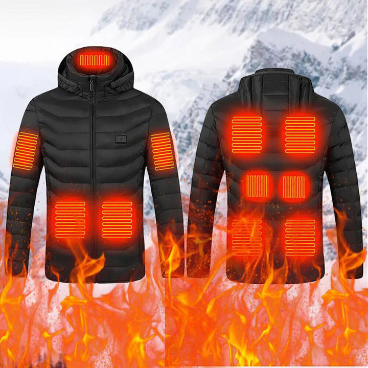 Electric Heated Jacket – Unisex 3 Heat Settings & 10-Hour Battery