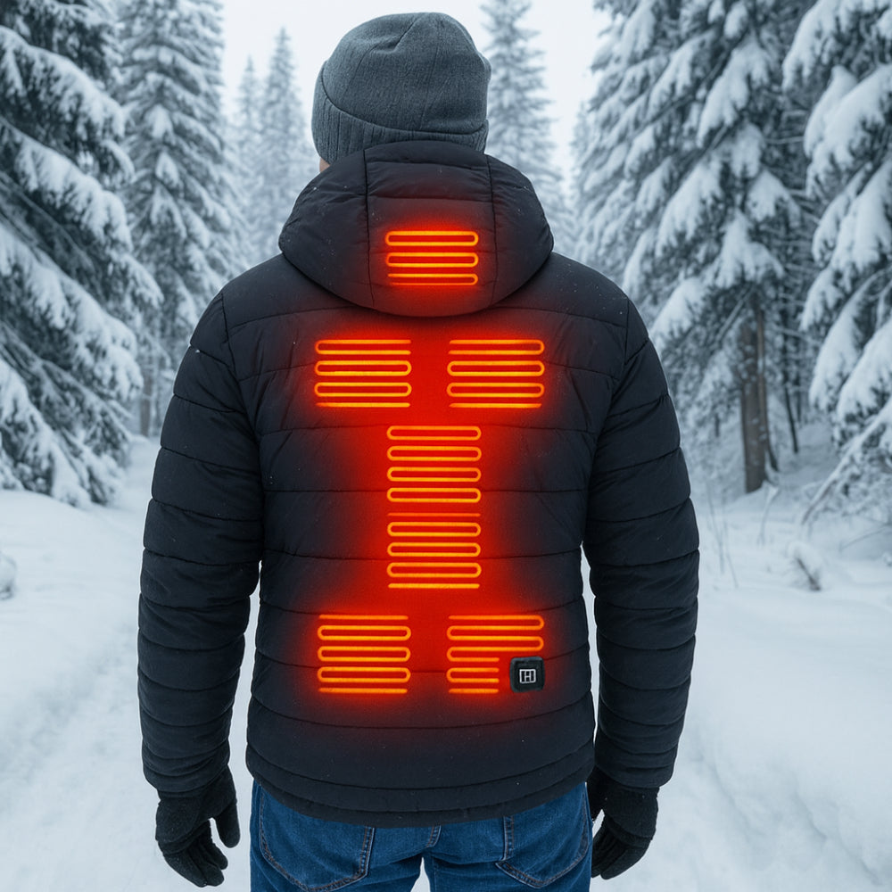 Electric Heated Jacket – Unisex 3 Heat Settings & 10-Hour Battery