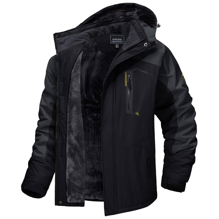 Men’s Alpine Ski Jacket – Fleece Lined Waterproof Snow Parka