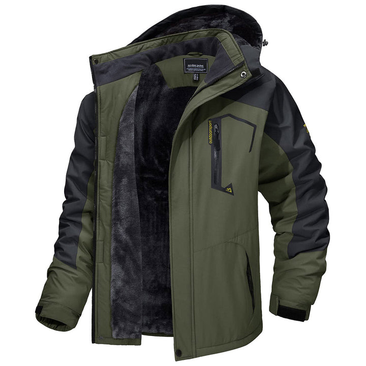 Men’s Alpine Ski Jacket – Fleece Lined Waterproof Snow Parka