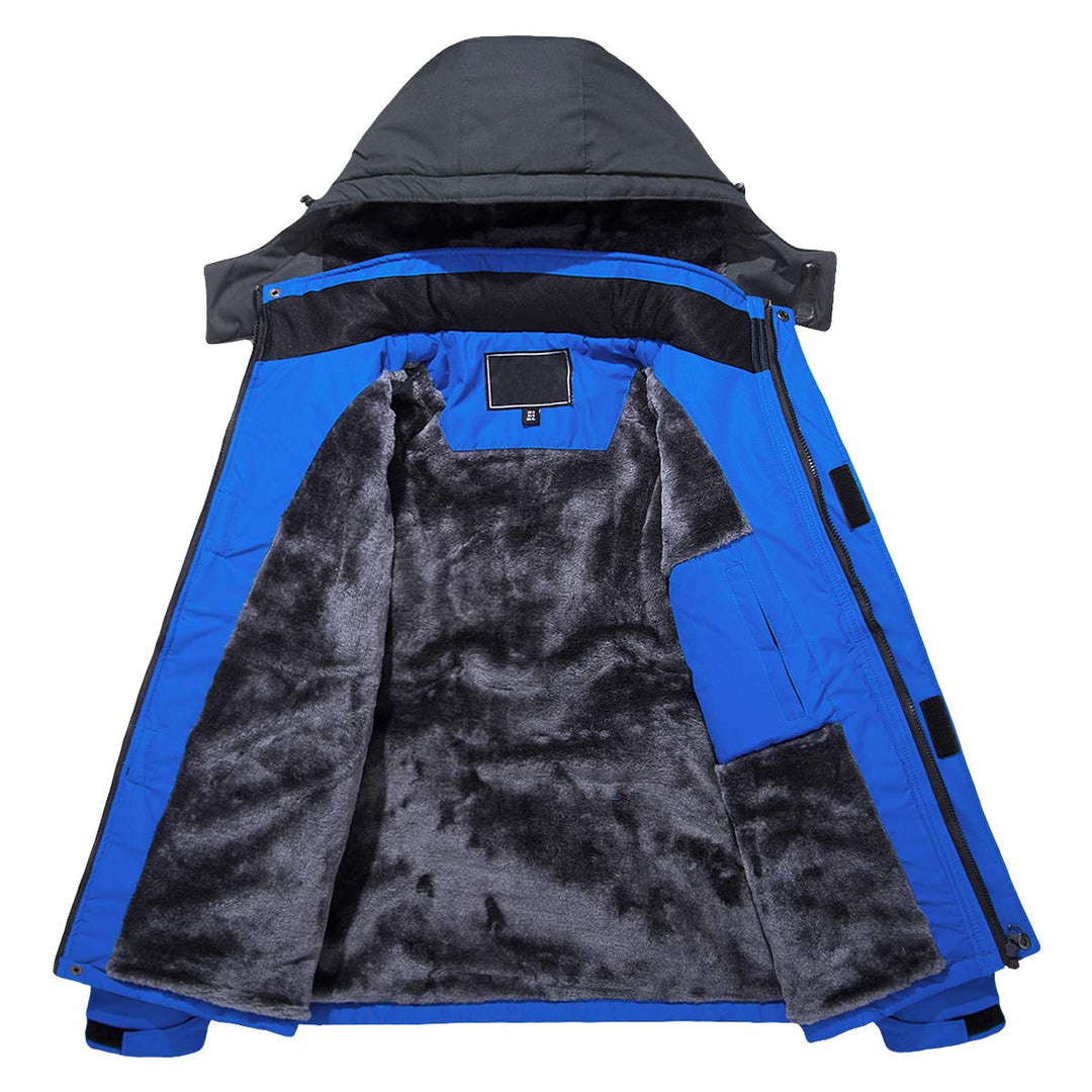 Men’s Alpine Ski Jacket – Fleece Lined Waterproof Snow Parka