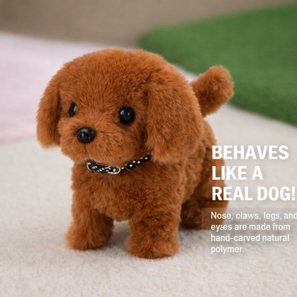 Interactive Robot Puppy Toy – Walks, Barks & Wags Tail