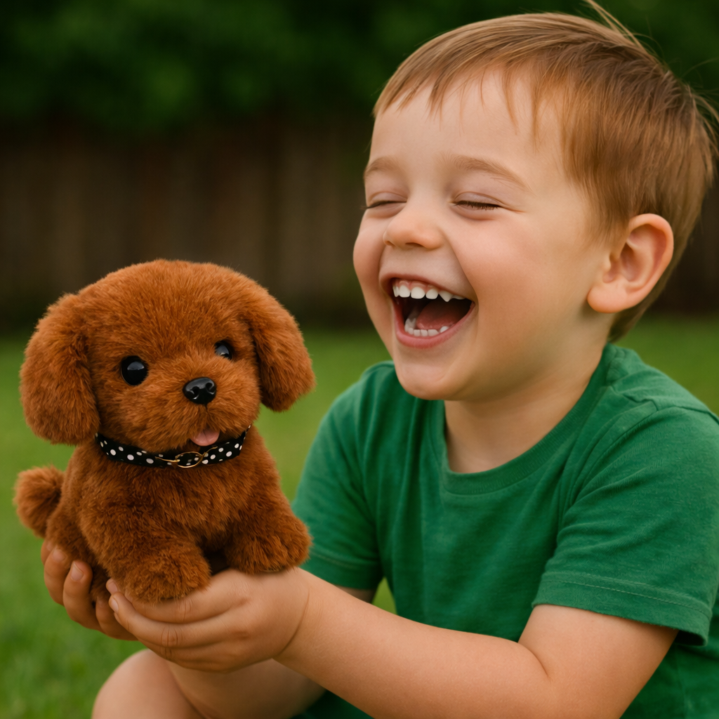 Interactive Robot Puppy Toy – Walks, Barks & Wags Tail