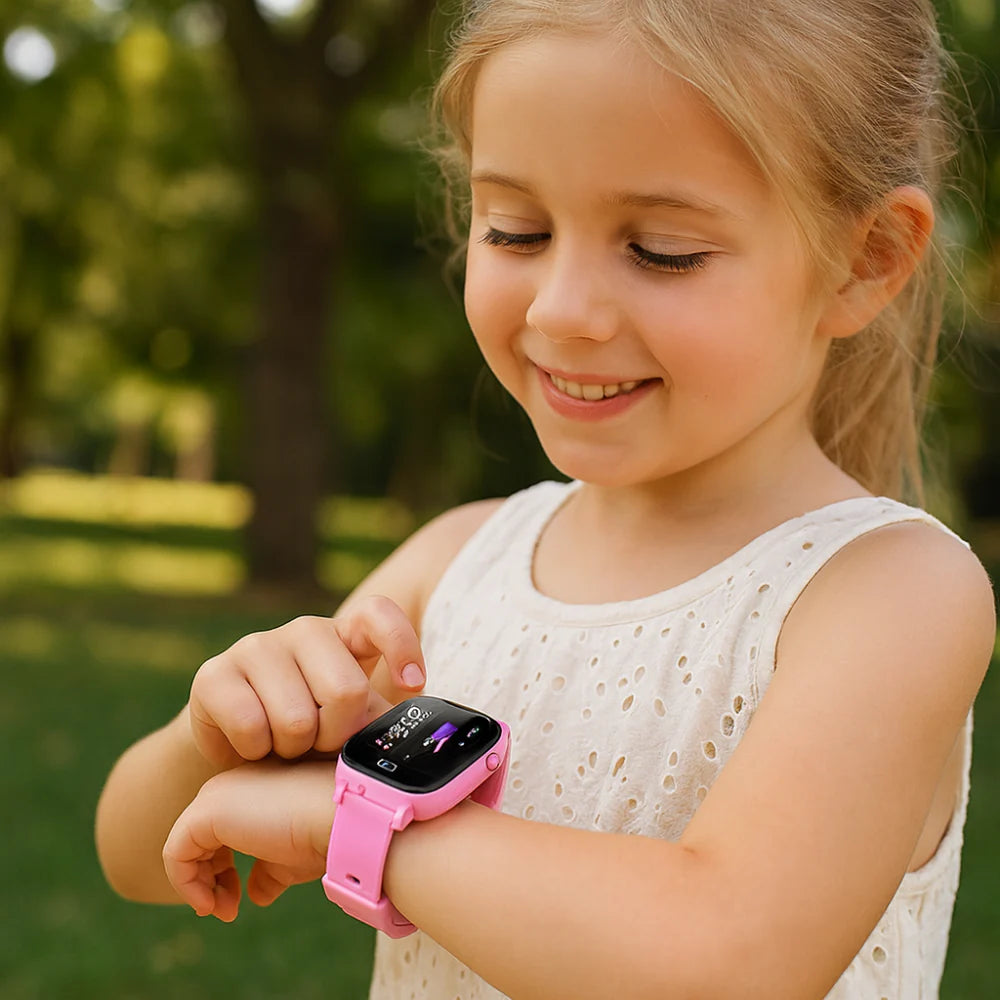 Kids GPS Smartwatch – 4G SIM Camera IP67 Waterproof Activity Tracker