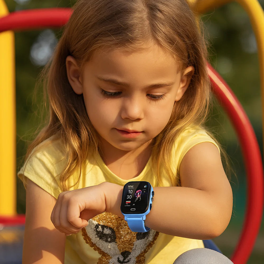 Kids GPS Smartwatch – 4G SIM Camera IP67 Waterproof Activity Tracker