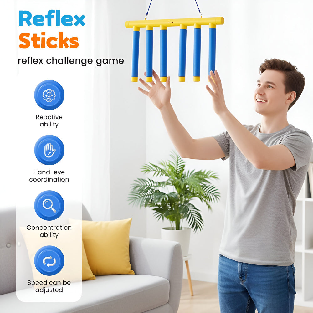 Kids Reflex Reaction Trainer – Falling Stick Catch Game