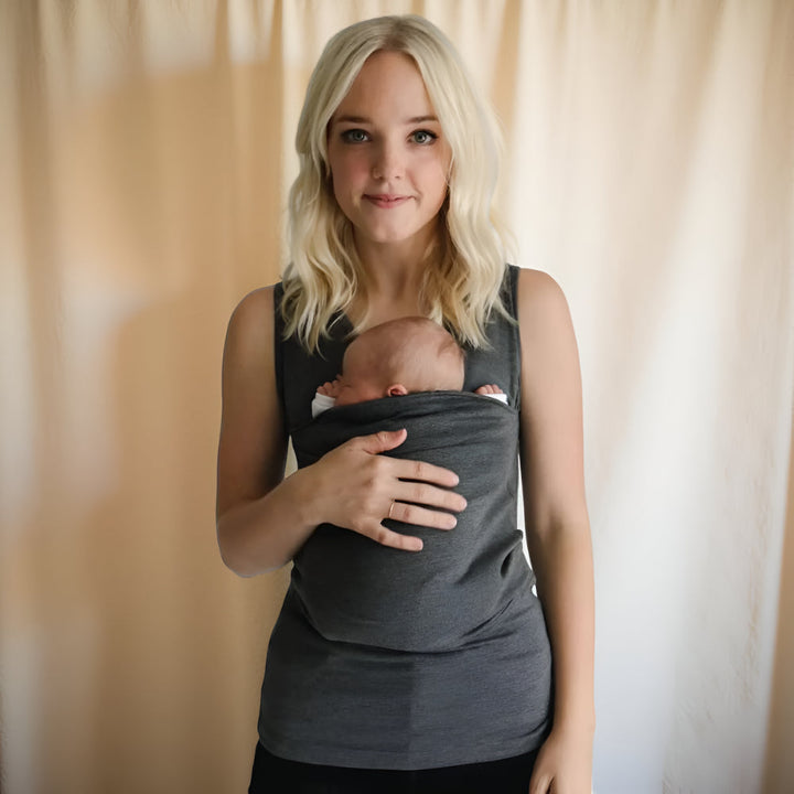 Hands-Free Baby Carrier Tee – Wrap Shirt Infant Holder