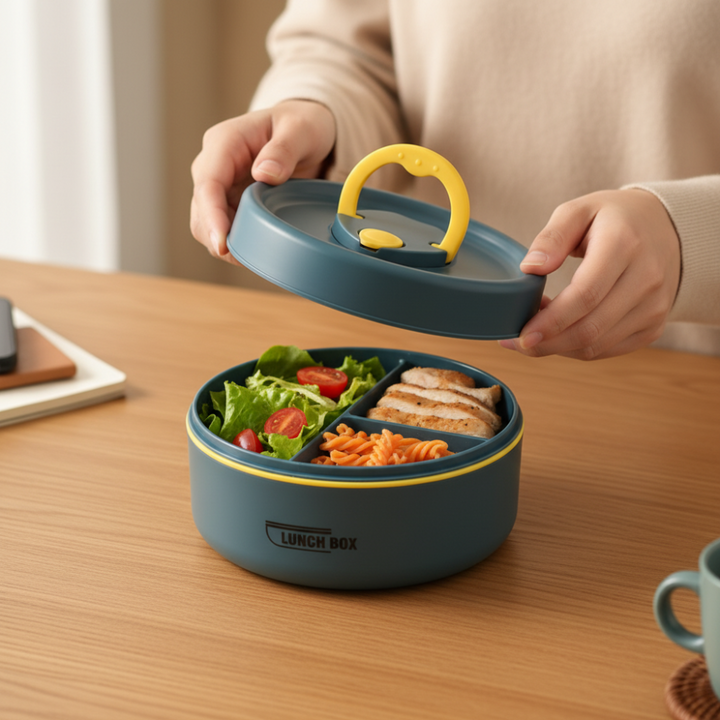 Insulated Stainless Steel Lunch Box – Leakproof Food Container