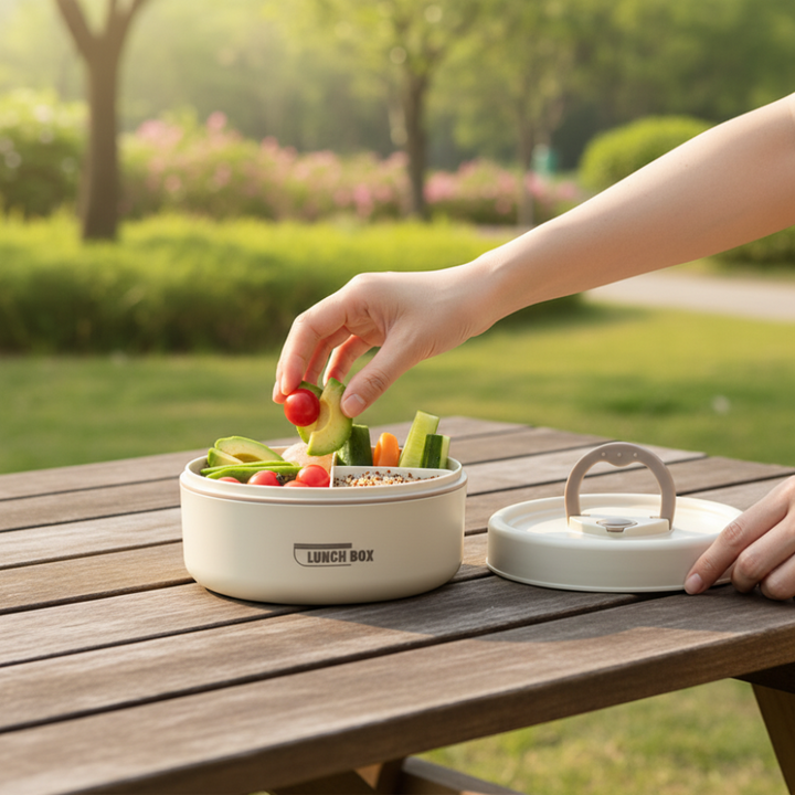 Insulated Stainless Steel Lunch Box – Leakproof Food Container