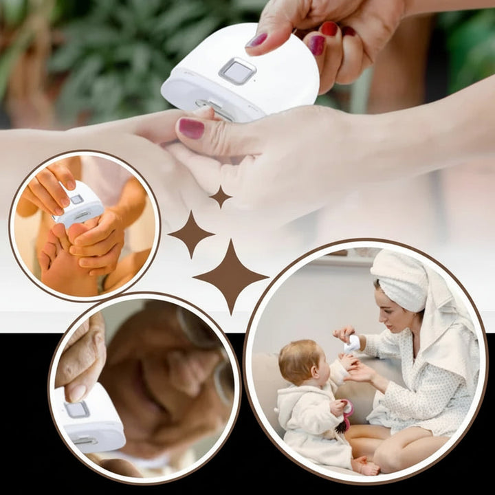 Electric Nail Clipper – Rechargeable Trimmer with LED Light