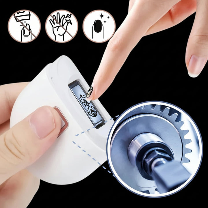 Electric Nail Clipper – Rechargeable Trimmer with LED Light