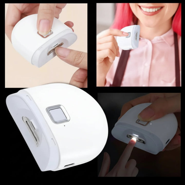 Electric Nail Clipper – Rechargeable Trimmer with LED Light