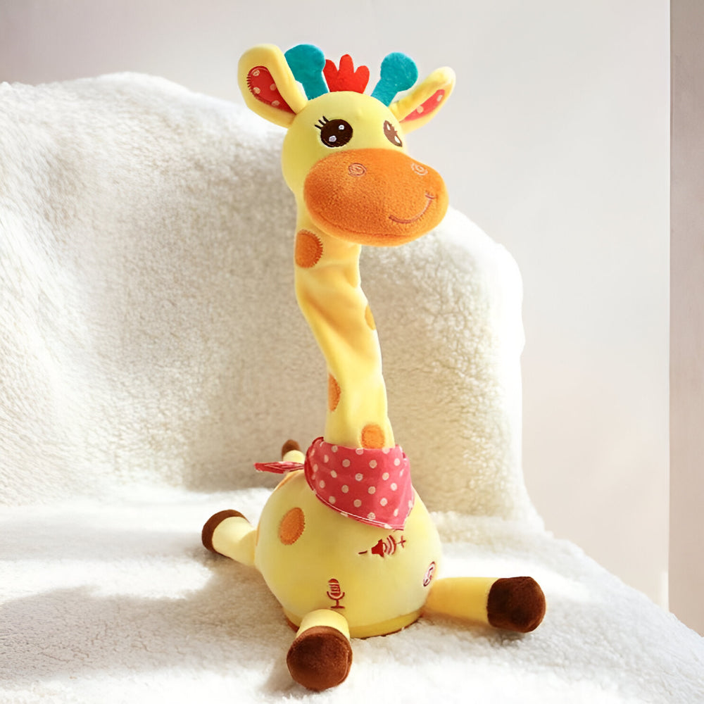 Interactive Singing Giraffe Plush Toy – 60 Nursery Rhymes