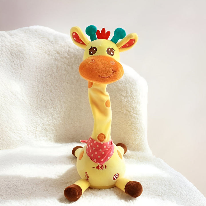 Interactive Singing Giraffe Plush Toy – 60 Nursery Rhymes