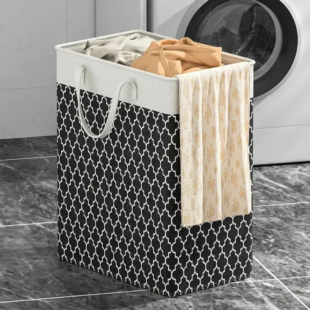 Lauva 75L Waterproof Laundry Basket – Foldable Fabric Hamper
