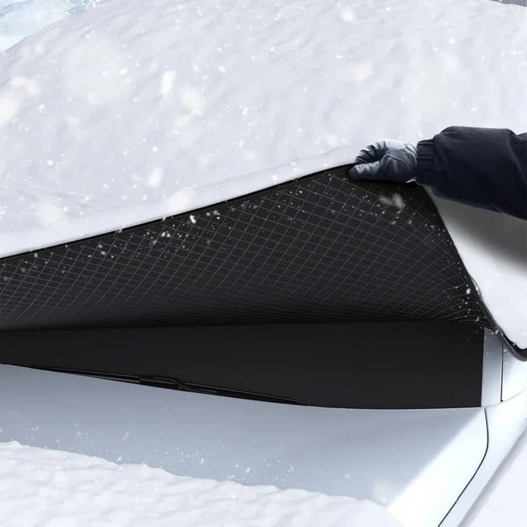 Car Windshield Snow Cover – Magnetic Oxford Fabric & All-Season Use