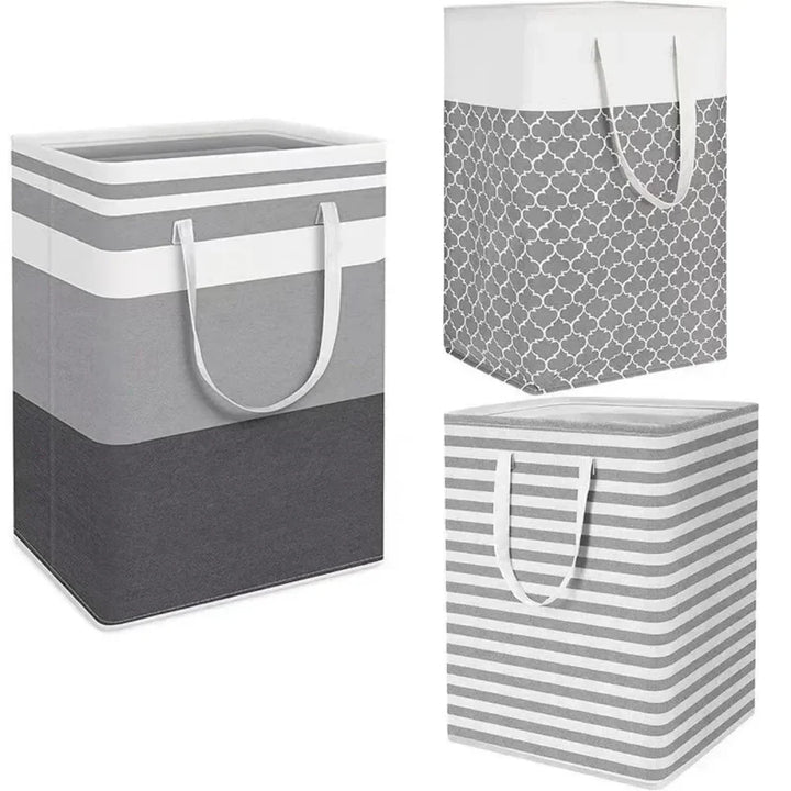 Lauva 75L Waterproof Laundry Basket – Foldable Fabric Hamper