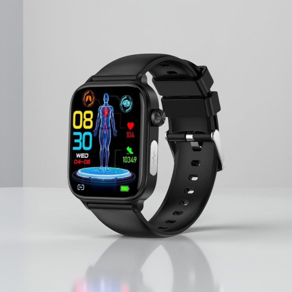 Health Monitoring Smartwatch – GPS SOS Alert 20-Day Battery