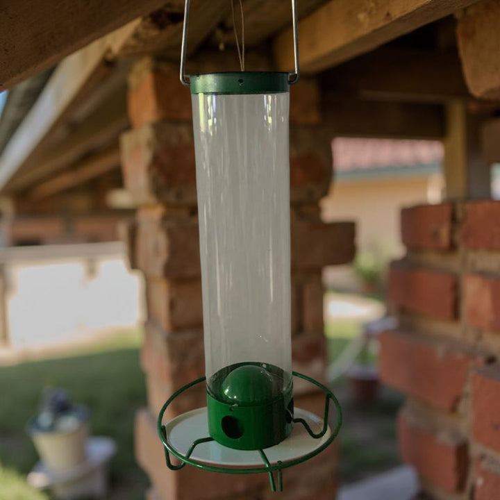 Squirrel-Proof Metal Bird Feeder – Hanging 4-Port Feeder